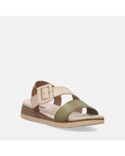 Sandales compensées SANDALO Refresh en coloris Brown