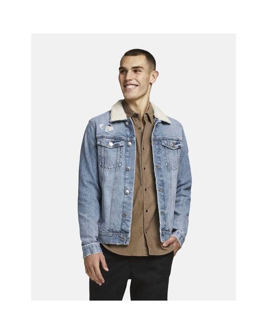 Veste 12209325 JEAN-BLUE DENIM Jack & Jones pour homme