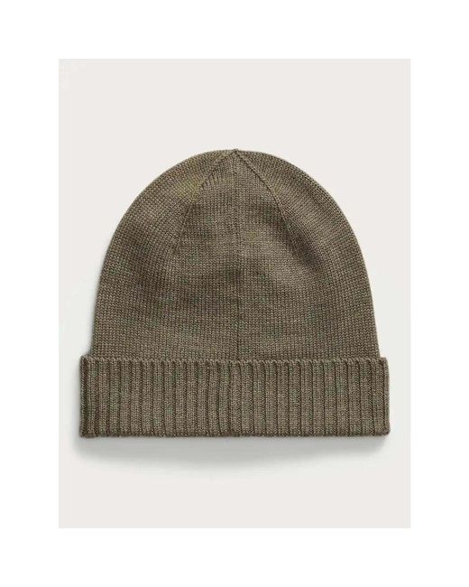 Bonnet Bonnet kaki en laine Ralph Lauren pour homme en coloris Green