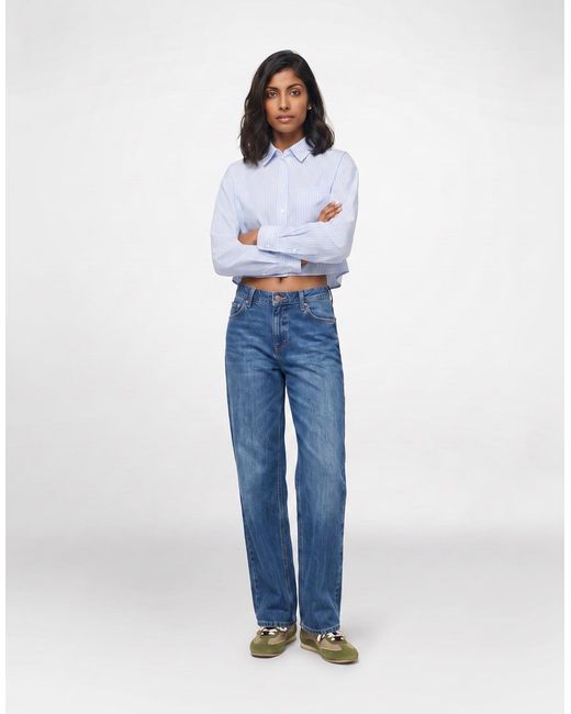 Guess Flared/Bootcut G11 Wide Leg in het Blue