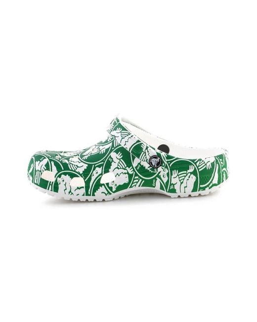 Sabots Classic Duke Print Clog CROCSTM en coloris Green