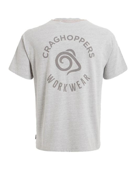 T-shirt Wakefield Workwear Craghoppers pour homme en coloris Gray