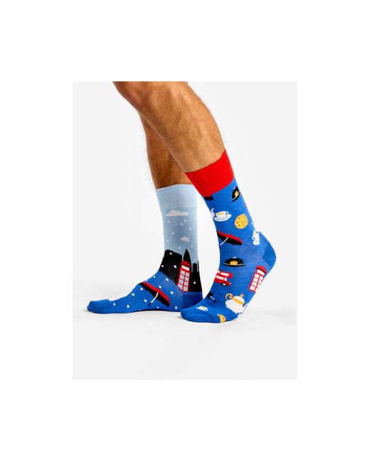 Socquettes Chaussettes La Grande-Bretagne (et son thé) Dedoles en coloris Blue