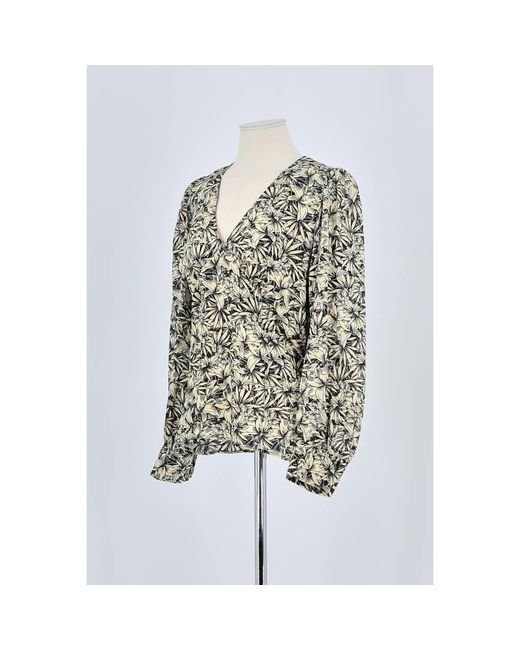 Blouses T-shirt beige Tara Jarmon en coloris Natural