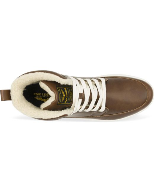 PME LEGEND Leer Snowboots Corridor Dark Brown voor heren - Lyst
