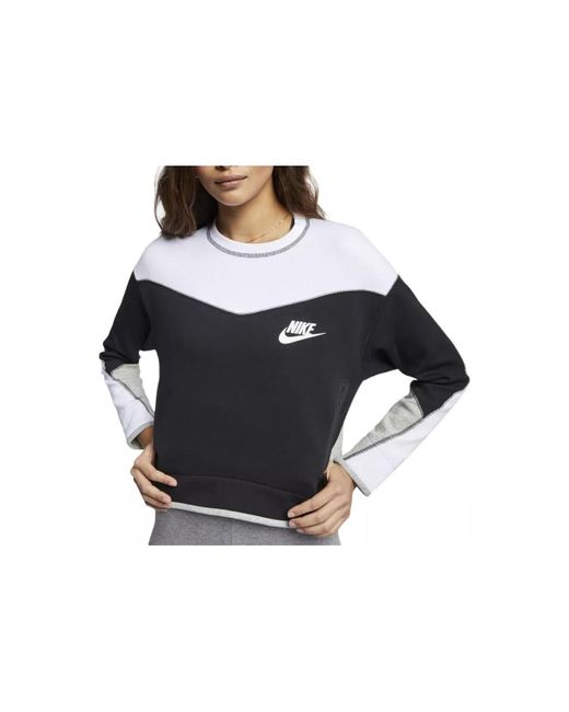 Sweat-shirt SPORTSWEAR TECH FLEECE Nike en coloris Black
