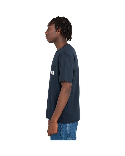 T-shirt Basic Pocket Element pour homme en coloris Blue