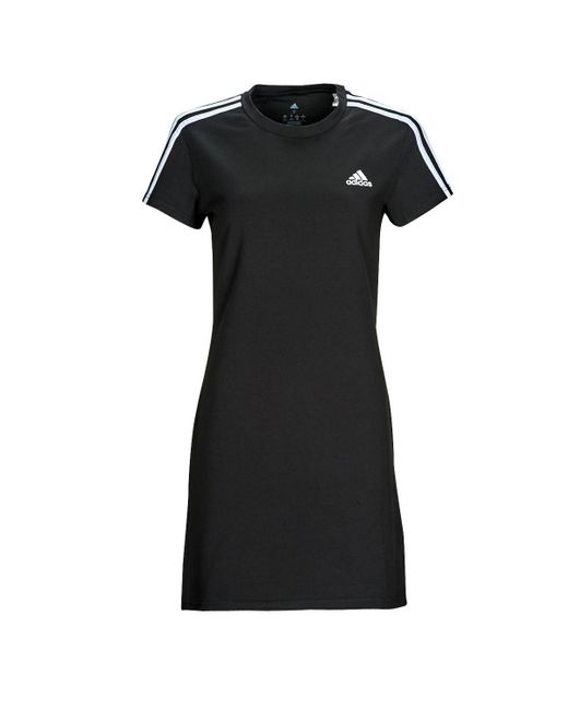 Adidas Korte Jurk 3S Fit T Dr in het Black