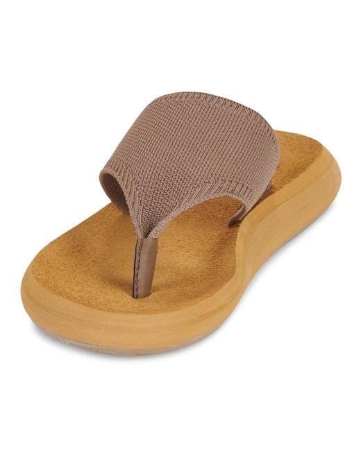 Roxy Brown Zehentrenner Samolo
