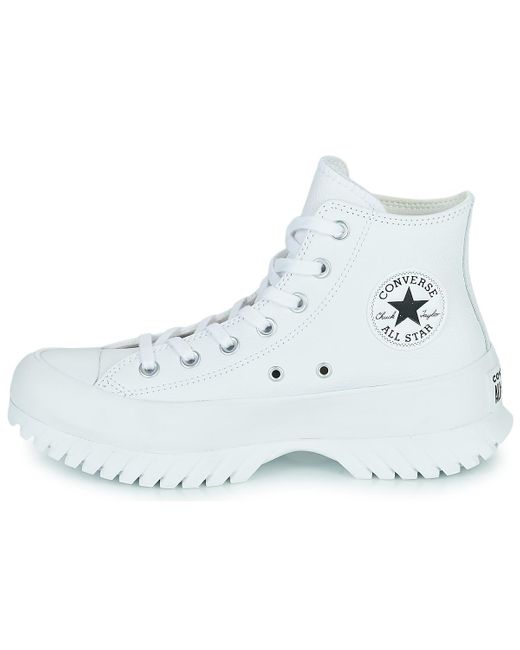 Baskets montantes Chuck Taylor All Star Lugged 2.0 Leather Foundational Leather Converse en coloris Blue