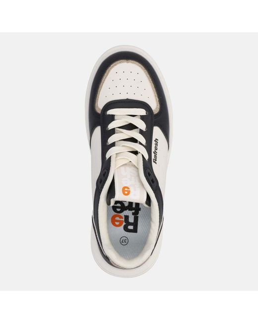 Baskets basses SNEAKERS Refresh en coloris Black