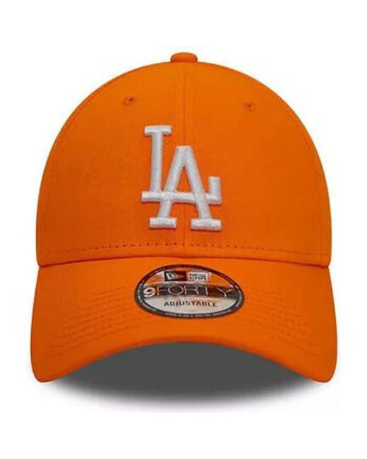 Casquette LA Dodgers League Essential 9FORTY KTZ pour homme en coloris Orange