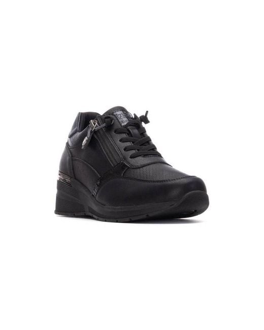 Baskets basses 17293602 Refresh en coloris Black