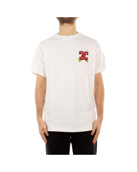 T-shirt TSSOM4125 5TATE OF MIND pour homme en coloris White