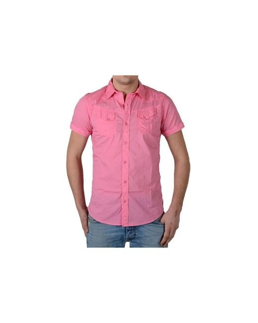 Chemise Chemise Terry Acid pink Kaporal pour homme