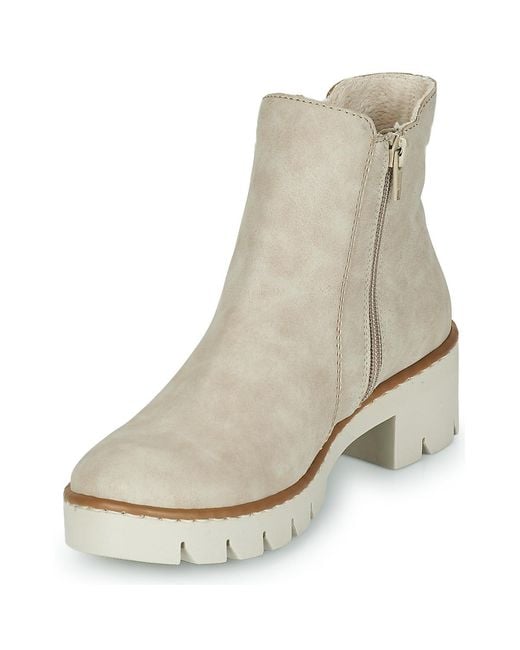 Boots Sciva Rieker en coloris Natural