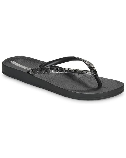 Ipanema Black Zehentrenner Mesh Ix Fem
