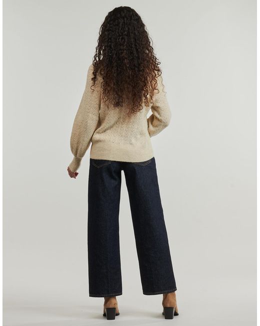 Pull ONLLUCILLA LS GLITTER ONLY en coloris Natural