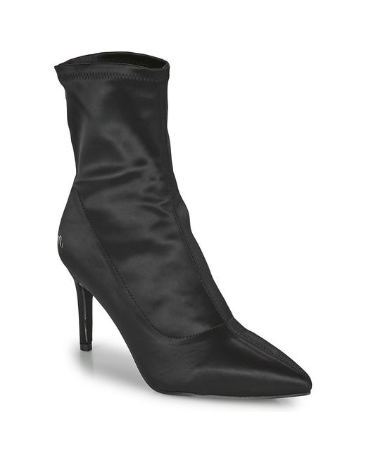 Moony Mood Enkellaarzen New03 in het Black