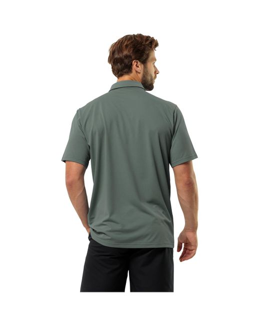 Polo Delfami Polo Shirt Jack Wolfskin pour homme en coloris Green