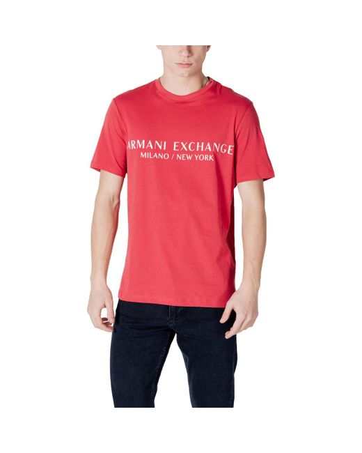 Polo 8NZT72 Z8H4Z EAX pour homme en coloris Red