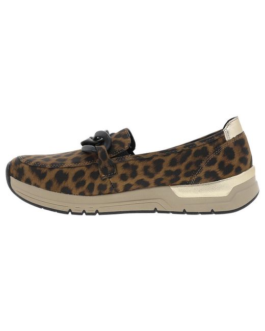 Mocassins Mocassins talon compensé bas Rieker en coloris Black