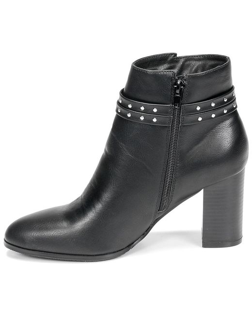 Moony Mood Enkellaarzen Ninou in het Black