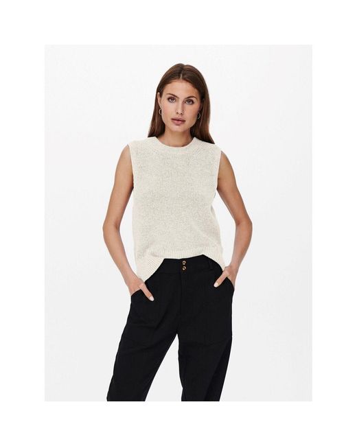Pull 24995 ONLY en coloris White