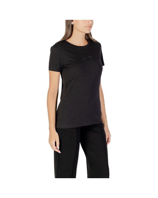 T-shirt XW001459 AF10356 EAX en coloris Black