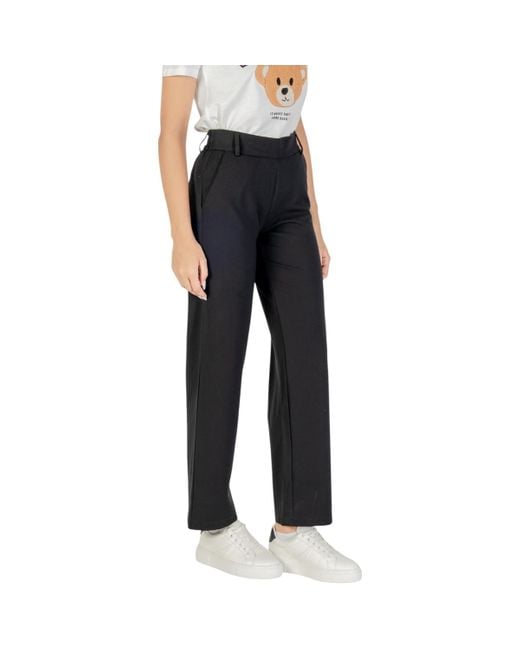 Pantalon ONLPOPTRASH LIFE MW STRAIGHT PNT NOOS 15341829 ONLY en coloris Blue