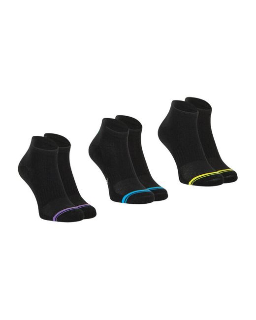 Chaussettes Lot de 3 paires de socquettes Training Dry Athena pour homme en coloris Black