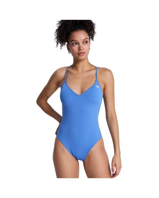 Maillots de bain Solid Essentials One-Piece Roxy en coloris Blue
