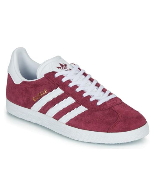 adidas gazelle dames rood