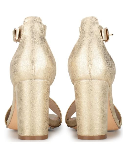 Posh By Poelman Sandalen Laurie Sandalen Met Hak in het Metallic