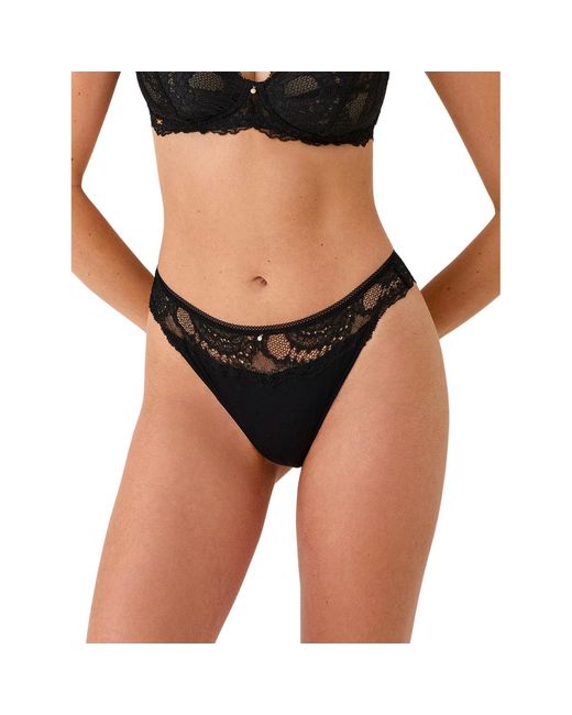 Tangas String Renatta Selmark en coloris Black