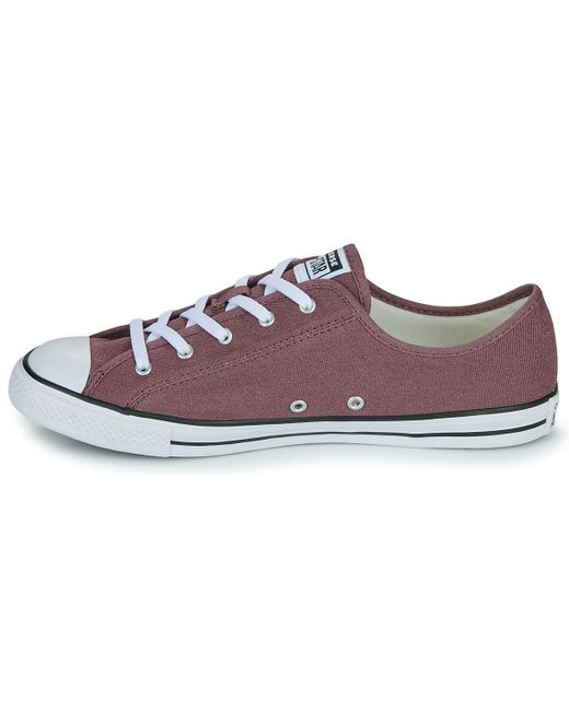 Baskets basses CHUCK TAYLOR ALL STAR DAINTY Converse en coloris Purple
