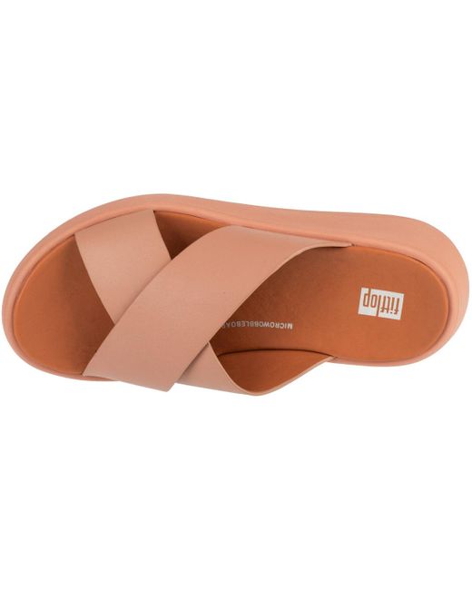 Chaussons F-Mode Flatform Fitflop en coloris Brown