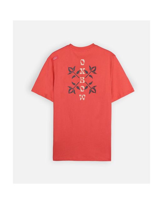 T-shirt Tee-shirt manches courtes TABULA Oxbow pour homme en coloris Red