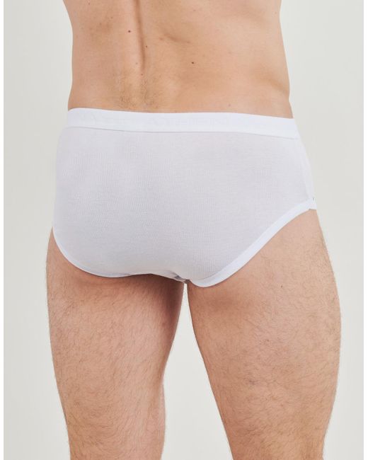 Slips BASIC COTON BIO Pack de 2 Athena pour homme en coloris Blue