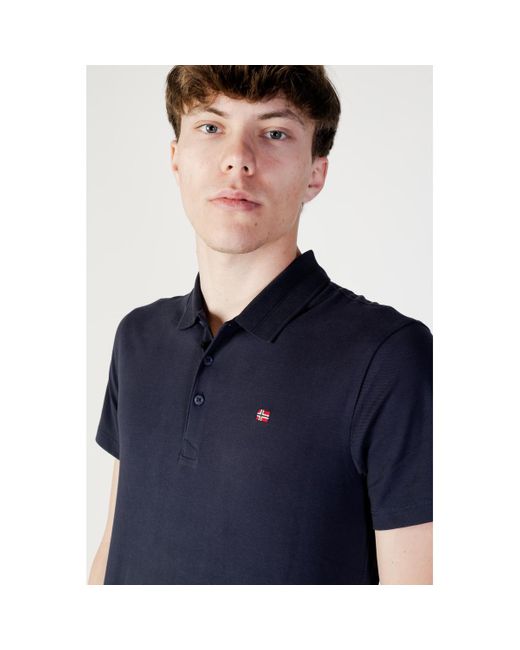 Polo EALIS SS SUM NP0A4H8B Napapijri pour homme en coloris Blue