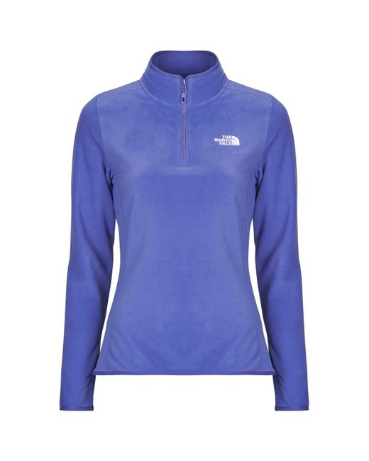 The North Face Blue Fleecepullover 100 Glacier 1/4 Zip