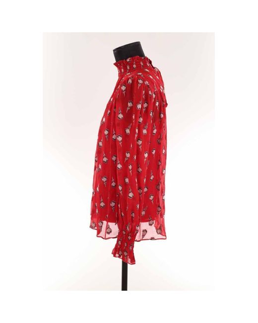 Blouses Blouse en soie Ba&sh en coloris Red