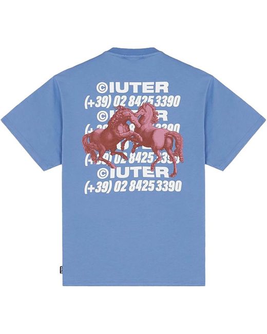 T-shirt Horses Tee Iuter pour homme en coloris Blue