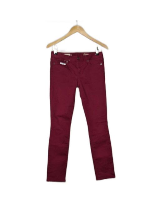 Jean Droit Femme 34 - T0 - Xs Jeans Gap en coloris Red