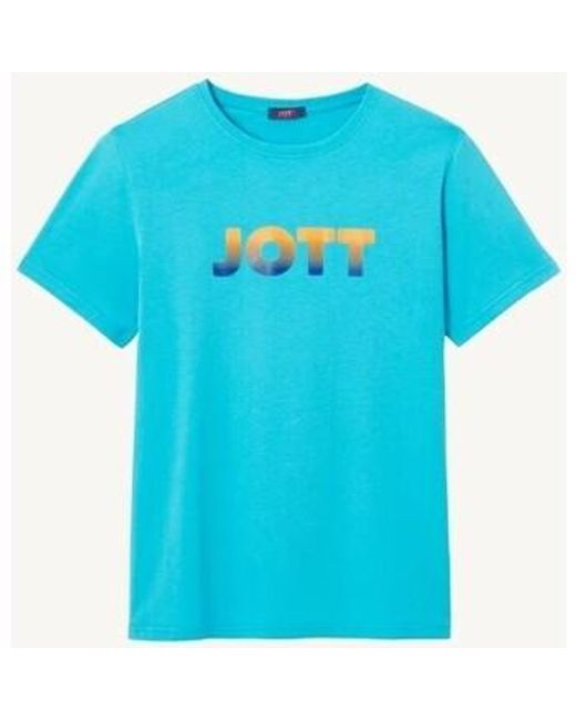 T-shirt - Tee Shirt Pietro logo - ciel J.O.T.T pour homme en coloris Blue