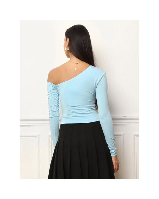 Blouses -Tops, t-shirts La Modeuse en coloris Blue