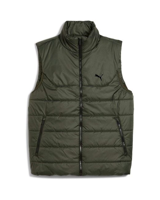 Gilet Ess Padded Vest PUMA pour homme en coloris Green