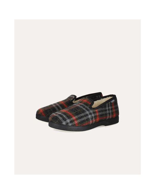 Chaussons caloluc Semelflex pour homme en coloris Black