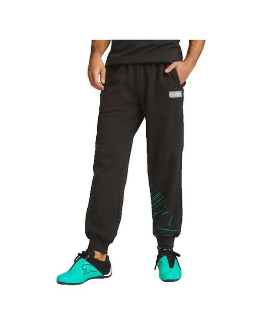 Jogging Pantalon de survêtement Mercedes-AMG PETRONAS PUMA pour homme en coloris Black