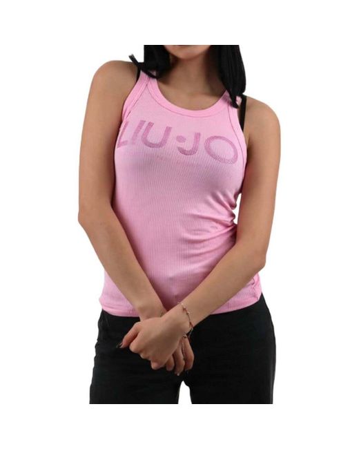 T-shirt Liu Jo en coloris Pink